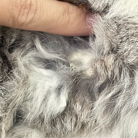 Vtg Fur Couture Beverly Hills Patchwork Fur Coat Luxury Boho Winter Statement Sm - Picture 13 of 13